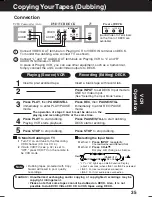 Preview for 35 page of Panasonic PVD4753S - DVD/VCR DECK Operating Instructions Manual