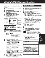 Preview for 45 page of Panasonic PVD4753S - DVD/VCR DECK Operating Instructions Manual