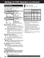 Preview for 50 page of Panasonic PVD4753S - DVD/VCR DECK Operating Instructions Manual