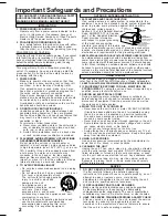 Preview for 2 page of Panasonic PVD4762 - DVD/VCR DECK Operating Instructions Manual