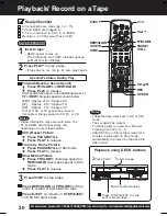 Preview for 20 page of Panasonic PVD4762 - DVD/VCR DECK Operating Instructions Manual