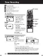 Preview for 24 page of Panasonic PVD4762 - DVD/VCR DECK Operating Instructions Manual