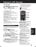 Preview for 49 page of Panasonic PVD4762 - DVD/VCR DECK Operating Instructions Manual