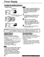 Preview for 12 page of Panasonic PVDC3000A User Manual