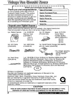 Preview for 2 page of Panasonic PVDC3010 - DIGITAL STILL CAMERA User Manual