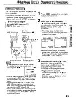 Preview for 25 page of Panasonic PVDC3010 - DIGITAL STILL CAMERA User Manual