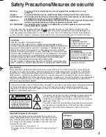 Preview for 3 page of Panasonic PVDF2003 - TV/VCR/DVD COMBO Operating Instructions Manual