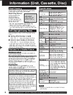 Preview for 6 page of Panasonic PVDF2003 - TV/VCR/DVD COMBO Operating Instructions Manual