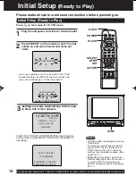 Preview for 14 page of Panasonic PVDF2003 - TV/VCR/DVD COMBO Operating Instructions Manual