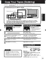 Preview for 19 page of Panasonic PVDF2003 - TV/VCR/DVD COMBO Operating Instructions Manual