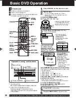 Preview for 20 page of Panasonic PVDF2003 - TV/VCR/DVD COMBO Operating Instructions Manual