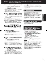 Preview for 21 page of Panasonic PVDF2003 - TV/VCR/DVD COMBO Operating Instructions Manual