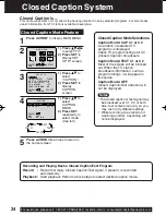 Preview for 24 page of Panasonic PVDF2003 - TV/VCR/DVD COMBO Operating Instructions Manual