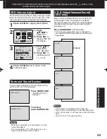 Preview for 45 page of Panasonic PVDF2003 - TV/VCR/DVD COMBO Operating Instructions Manual