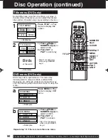 Preview for 50 page of Panasonic PVDF2003 - TV/VCR/DVD COMBO Operating Instructions Manual