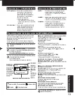 Preview for 73 page of Panasonic PVDF2003 - TV/VCR/DVD COMBO Operating Instructions Manual