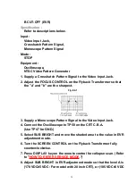 Preview for 39 page of Panasonic PVDF204 - DVD/VCR/TV COM Service Manual