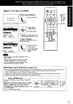 Preview for 7 page of Panasonic Quasar Omnivision VHQ040M Operating Instructions Manual