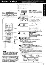 Preview for 9 page of Panasonic Quasar Omnivision VHQ040M Operating Instructions Manual