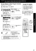 Preview for 13 page of Panasonic Quasar Omnivision VHQ040M Operating Instructions Manual