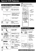 Preview for 20 page of Panasonic Quasar Omnivision VHQ040M Operating Instructions Manual