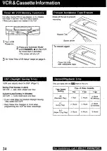 Preview for 24 page of Panasonic Quasar Omnivision VHQ040M Operating Instructions Manual