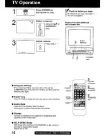 Preview for 10 page of Panasonic QUASAR PV-C1320 Operating Manual