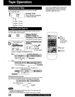 Preview for 22 page of Panasonic QUASAR PV-C1320 Operating Manual