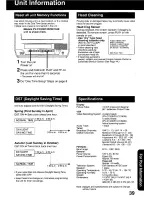 Preview for 39 page of Panasonic QUASAR PV-C1320 Operating Manual