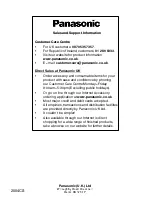 Preview for 44 page of Panasonic QuintrixF TX-28PS1 Operating Instructions Manual