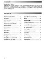 Preview for 2 page of Panasonic QuintrixF TX-29PX10F/M Operating Instructions Manual