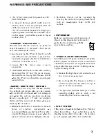 Preview for 3 page of Panasonic QuintrixF TX-29PX10P/M Operating Instructions Manual