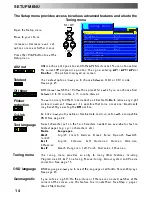 Preview for 14 page of Panasonic QuintrixF TX-29PX10P/M Operating Instructions Manual