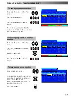 Preview for 17 page of Panasonic QuintrixF TX-29PX10P/M Operating Instructions Manual