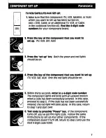 Preview for 7 page of Panasonic RAK-P001 How To Use Manual