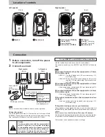 Preview for 2 page of Panasonic RP-SP1000 Operating Instructions Manual