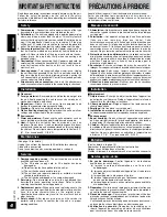 Preview for 4 page of Panasonic RP-WF930-S Operating Instructions Manual