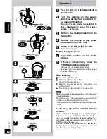 Preview for 12 page of Panasonic RP-WF930-S Operating Instructions Manual