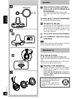 Preview for 14 page of Panasonic RP-WF930-S Operating Instructions Manual