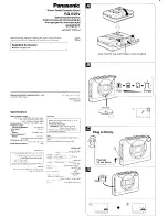 Panasonic RQ-E25V Operating Instructions preview