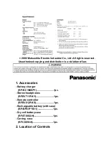 Preview for 2 page of Panasonic RQSX77V - PERSONAL STEREO Service Manual