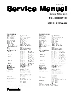 Preview for 2 page of Panasonic RX-28XDP1C Service Manual