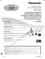 Panasonic RX-D45 Operating Instructions Manual preview