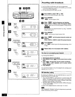 Preview for 8 page of Panasonic RXDS18 - RADIO CASSETTE W/CD Operating Instructions Manual