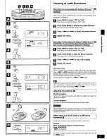 Preview for 9 page of Panasonic RXDS18 - RADIO CASSETTE W/CD Operating Instructions Manual