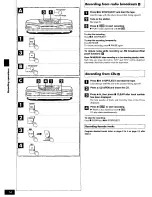 Preview for 14 page of Panasonic RXDS18 - RADIO CASSETTE W/CD Operating Instructions Manual