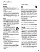 Preview for 3 page of Panasonic RXDS515 - RADIO CASSETTE W/CD Operating Instructions Manual