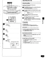 Preview for 19 page of Panasonic RXES30 - RADIO CASSETTE W/CD Operating Instructions Manual