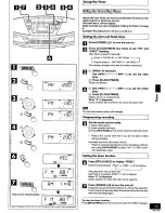 Preview for 23 page of Panasonic RXES30 - RADIO CASSETTE W/CD Operating Instructions Manual