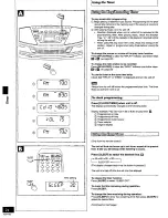 Preview for 24 page of Panasonic RXES30 - RADIO CASSETTE W/CD Operating Instructions Manual